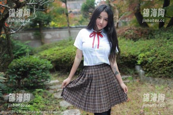MFStar模范学院 - 终于等到新的一套！来自“小奶瓶呜呜”的白衬衫系列美图，难道是要颠覆大家的想象？