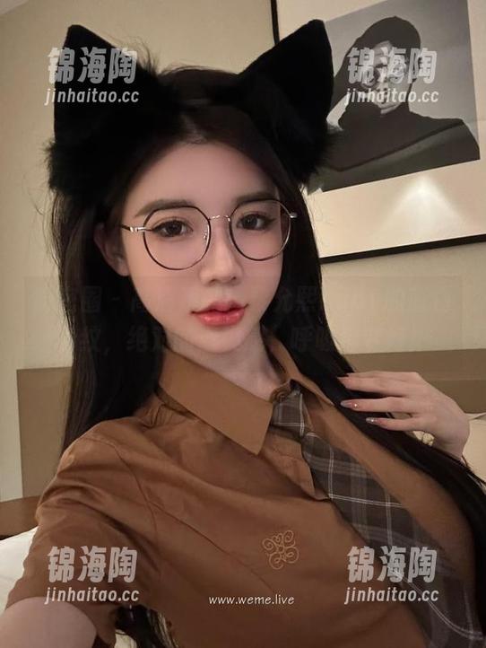 微密圈 - 高清系列：黎允熙baby的蓝白条纹，绝对的清爽感，呼吸都变好！